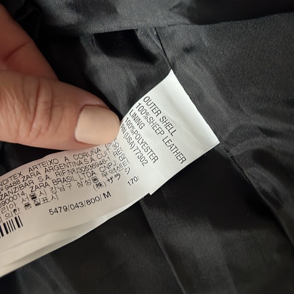 🖤NWT🖤 Women’s Zara black leather miniskirt - Picture 11 of 12